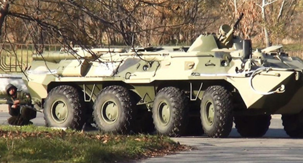 Special forces vehicles in the streets. Photo: http://nac.gov.ru/nakmessage/2015/11/11/v-nalchike-neitralizvan-prisyagnuvshii-ig-bandglavar-boevikov-kbr.html Special forces vehicles in the streets. Photo: http://nac.gov.ru/nakmessage/2015/11/11/v-nalchike-neitralizvan-prisyagnuvshii-ig-bandglavar-boevikov-kbr.html