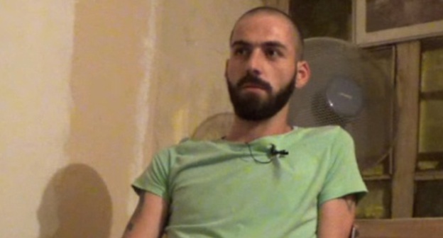 Artak Gevorgyan. Screenshot from the ‘Caucasian knot’ video about ‘Counterstike’ art group. Artak Gevorgyan. Screenshot from the ‘Caucasian knot’ video about ‘Counterstike’ art group.