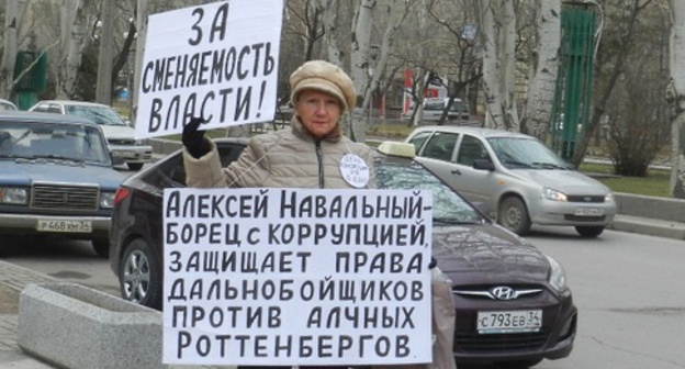Natalia Dorozhnova, December 12, 2015. Photo by Tatiana Filimonova for the ‘Caucasian Knot’. 
