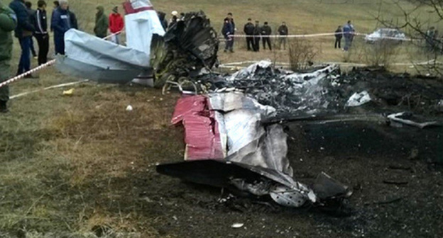 Aircraft fragments after the accident in Stavropol Territory. Photo: the Cossack village of Suvorovskaya, http://bloknot-stavropol.ru/news/upavshiy-na-stavropole-samolet-letel-nezakonno-674880 Aircraft fragments after the accident in Stavropol Territory. Photo: the Cossack village of Suvorovskaya, http://bloknot-stavropol.ru/news/upavshiy-na-stavropole-samolet-letel-nezakonno-674880