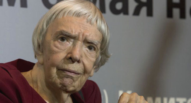 Lyudmila Alexeyeva, the Chair of the Moscow Helsinki Group. Photo: Ilya Pitalev (RFE/RL) Lyudmila Alexeyeva, the Chair of the Moscow Helsinki Group. Photo: Ilya Pitalev (RFE/RL)