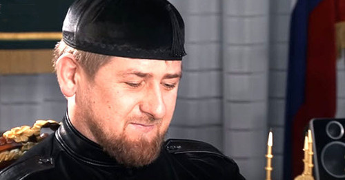 Ramzan Kadyrov. Screenshot of a video by the user PanaMediaProduction https://www.youtube.com/watch?v=MgwEXRVd-ww Ramzan Kadyrov. Screenshot of a video by the user PanaMediaProduction https://www.youtube.com/watch?v=MgwEXRVd-ww