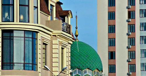 The An-Nadyriya mosque on Kotrova Street. Photo: Islam Andiyskiy http://www.odnoselchane.ru/ The An-Nadyriya mosque on Kotrova Street. Photo: Islam Andiyskiy http://www.odnoselchane.ru/