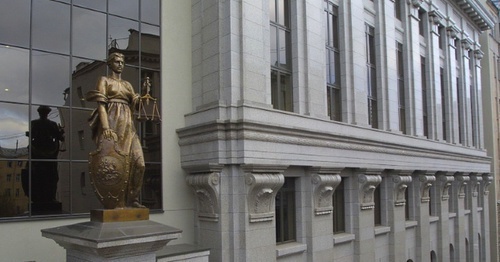 Statue of Themis at the building of the Russia's Supreme Court. Photo: Supcourt.ru