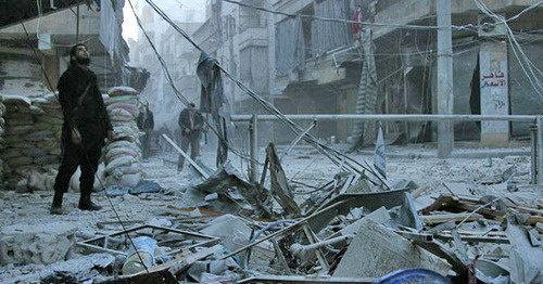 A combat in Aleppo. Syria. Photo: Freedom House https://www.flickr.com