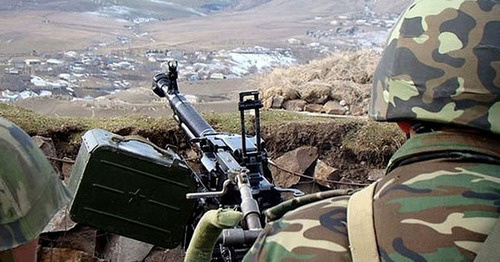 On contact line in Nagorno-Karabakh. Photo: http://vesti.az/news/263365 On contact line in Nagorno-Karabakh. Photo: http://vesti.az/news/263365