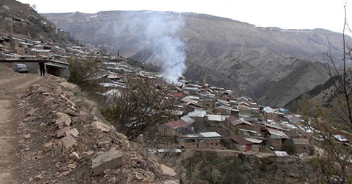 The Gunib District of Dagestan. Screenshot of a video by the user gazetachernovik https://www.youtube.com/watch?v=6s-fq6pP38w