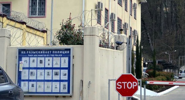 Temporary detention facility in Sochi neighbourhood "Matsesta". Photo by Svetlana Kravchenko for the ‘Caucasian Knot’. Temporary detention facility in Sochi neighbourhood "Matsesta". Photo by Svetlana Kravchenko for the ‘Caucasian Knot’.