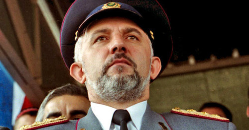 Aslan Maskhadov. Photo: Natalia Medvedeva https://ru.wikipedia.org Aslan Maskhadov. Photo: Natalia Medvedeva https://ru.wikipedia.org