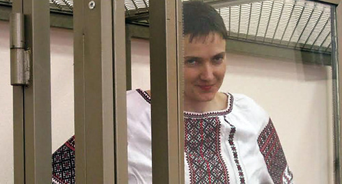 Nadezhda Savchenko in the Donetsk City Court. January 13, 2016. Photo by Konstantin Volgin for the "Caucasian Knot" Nadezhda Savchenko in the Donetsk City Court. January 13, 2016. Photo by Konstantin Volgin for the "Caucasian Knot"