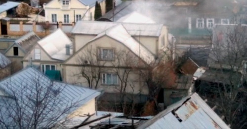 The spot of the special operation carried out in Tsiolkovsky Street. January 15, 2016. Photo: screenshot of a video made by an eyewitness of the special operation, YouTube.com The spot of the special operation carried out in Tsiolkovsky Street. January 15, 2016. Photo: screenshot of a video made by an eyewitness of the special operation, YouTube.com