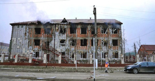 The building of the Grozny school No. 20 destroyed in the course of the special operation on December 20, 2014. Photo: Nac.gov.ru The building of the Grozny school No. 20 destroyed in the course of the special operation on December 20, 2014. Photo: Nac.gov.ru