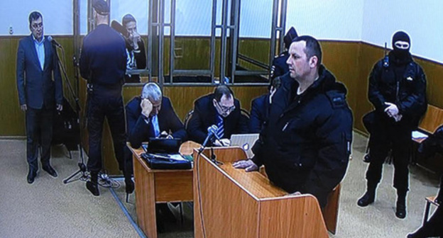 Questioning of Ivan Rusnak, witness in the criminal case against Ukrainian aviator Nadezhda Savchenko, January 17, 2016. Photo by Konstantin Volgin for the ‘Caucasian Knot’. Questioning of Ivan Rusnak, witness in the criminal case against Ukrainian aviator Nadezhda Savchenko, January 17, 2016. Photo by Konstantin Volgin for the ‘Caucasian Knot’.