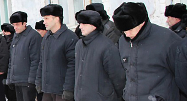 Prisoner of the penal colony No. 1 of the Russian Federal Penitentiary Service, Republic of Kalmykia, February 2012. Photo: http://ufsin-kalmykia.livejournal.com Prisoner of the penal colony No. 1 of the Russian Federal Penitentiary Service, Republic of Kalmykia, February 2012. Photo: http://ufsin-kalmykia.livejournal.com