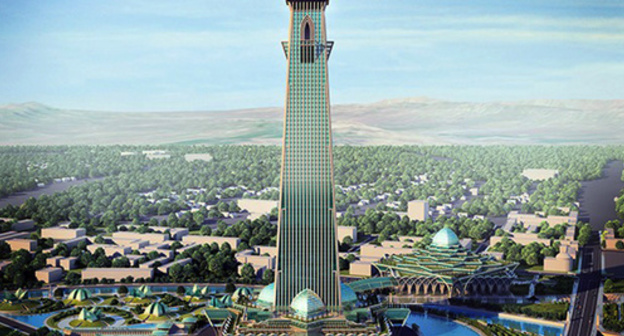 The project of a skyscraper "Akhmat Tower". Photo: http://www.groznysite.ru/mirtver/zdaniya/283-ahmat-tauer.html The project of a skyscraper "Akhmat Tower". Photo: http://www.groznysite.ru/mirtver/zdaniya/283-ahmat-tauer.html
