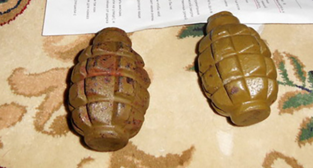 A hand grenade. Photo: http://nac.gov.ru/content/3034.html