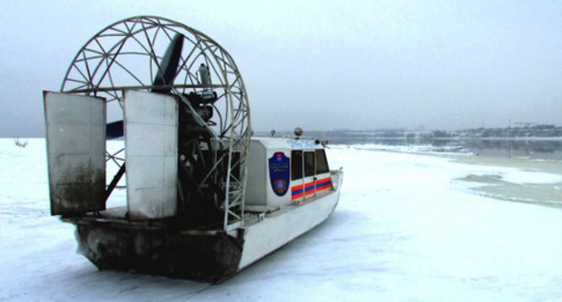 The snowmobile of the rescue service of Volgograd. Photo by Vyacheslav Yaschenko for the "Caucasian Knot"