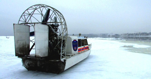 The snowmobile of the rescue service of Volgograd. Photo by Vyacheslav Yaschenko for the "Caucasian Knot"