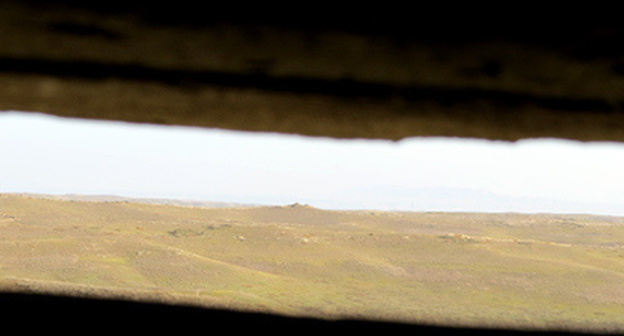 Azerbaijani post is well-observed from Karabakh stands. Photo by Alvard Grigoryan for the "Caucasian Knot"