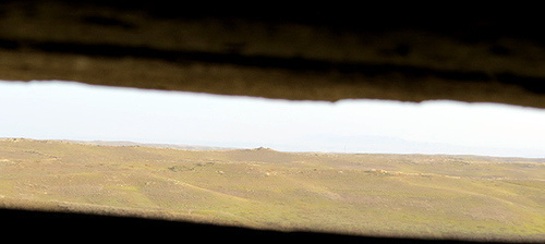 Azerbaijani post is well-observed from Karabakh stands. Photo by Alvard Grigoryan for the "Caucasian Knot"