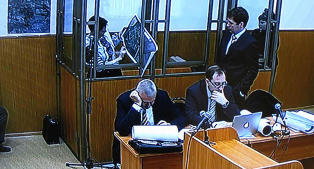 Nadezhda Savchenko in the City Court of Donetsk, February 1, 2016. Photo by Konstantin Volgin for the ‘Caucasian Knot’. Nadezhda Savchenko in the City Court of Donetsk, February 1, 2016. Photo by Konstantin Volgin for the ‘Caucasian Knot’.