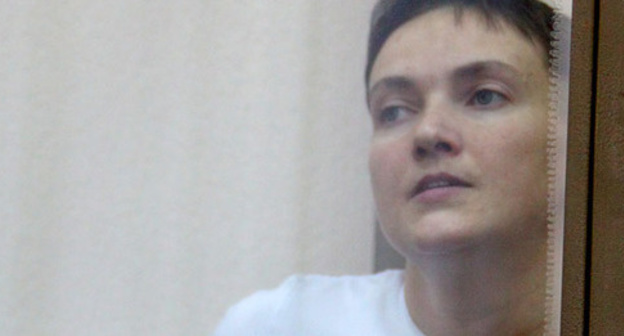 Nadezhda Savchenko in Donetsk City Court, February 2, 2016. Photo by Konstantin Volgin for the ‘Caucasian Knot’. Nadezhda Savchenko in Donetsk City Court, February 2, 2016. Photo by Konstantin Volgin for the ‘Caucasian Knot’.