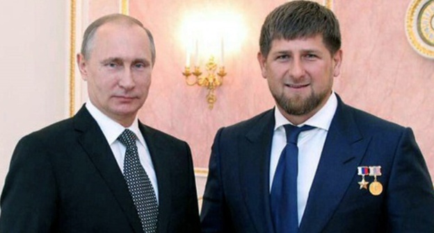 Russian President Vladimir Putin and head of Chechnya Ramzan Kadyrov. Photo: Instagram.com/kadyrov_95