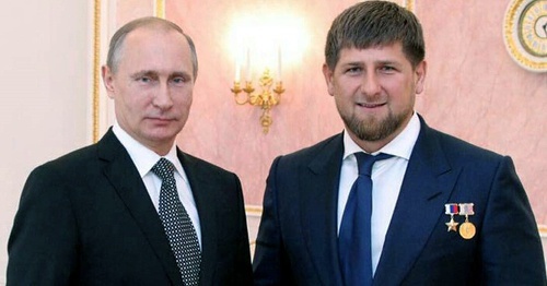 Russian President Vladimir Putin and head of Chechnya Ramzan Kadyrov. Photo: Instagram.com/kadyrov_95 Russian President Vladimir Putin and head of Chechnya Ramzan Kadyrov. Photo: Instagram.com/kadyrov_95
