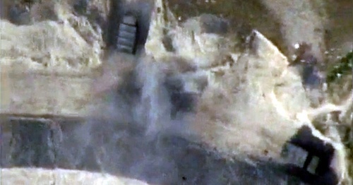 A fire attack by Azerbaijani artillery on enemy positions. Screenshot from the video, Mod.gov.az A fire attack by Azerbaijani artillery on enemy positions. Screenshot from the video, Mod.gov.az