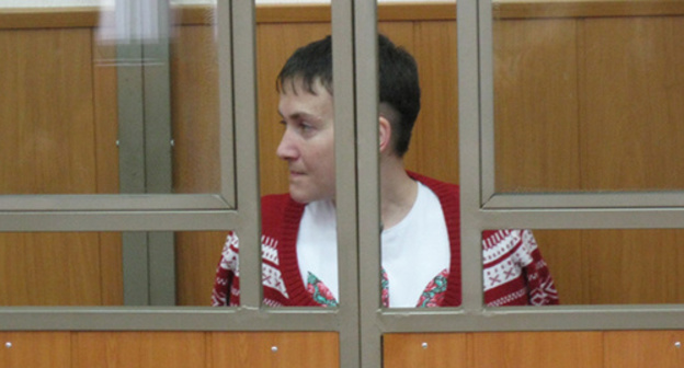 Nadezhda Savchenko at the Donetsk City Court, February 4, 2016. Photo by Konstantin Volgin for the "Caucasian Knot"