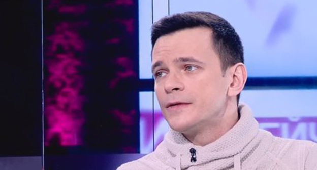 Ilya Yashin. Screenshot of a video https://tvrain.ru/teleshow/vechernee_shou/yashin-402108/ Ilya Yashin. Screenshot of a video https://tvrain.ru/teleshow/vechernee_shou/yashin-402108/
