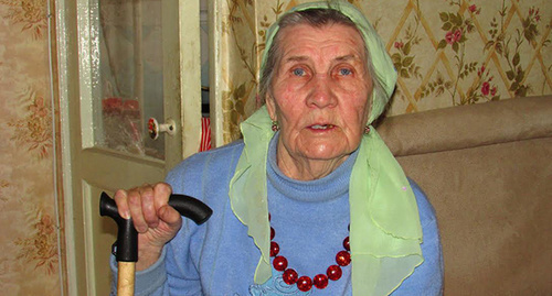 Lydia Petrova, a veteran of the World War II. Photo by Vyacheslav Yaschenko for the ‘Caucasian Knot’. Lydia Petrova, a veteran of the World War II. Photo by Vyacheslav Yaschenko for the ‘Caucasian Knot’.