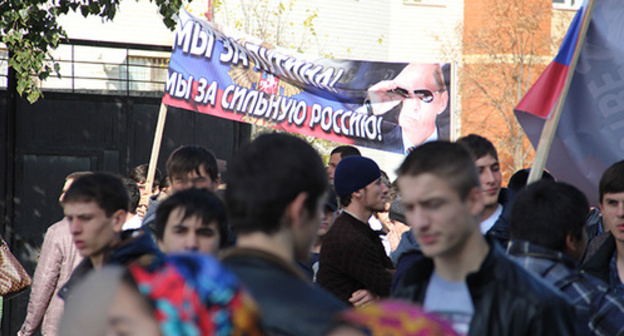 Celebration of National Unity Day in Grozny, November 4, 2015. Photo by Magomed Magomedov for the ‘Caucasian Knot’. 