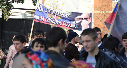 Celebration of National Unity Day in Grozny, November 4, 2015. Photo by Magomed Magomedov for the ‘Caucasian Knot’. 