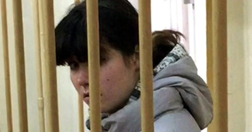 Alexandra Ivanova (Varvara Karaulova). Photo: the press service of the Lefortovo Court Alexandra Ivanova (Varvara Karaulova). Photo: the press service of the Lefortovo Court