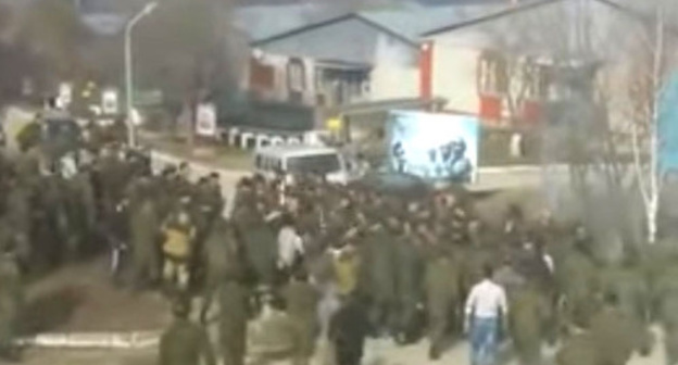 A fight in the territory of a military unit in the village of Borzoi. February 25, 2016. Screenshot of a video by the user Nadezhda Ivanova https://www.youtube.com/watch?v=2R9tW9YkqbE&feature=youtu.be A fight in the territory of a military unit in the village of Borzoi. February 25, 2016. Screenshot of a video by the user Nadezhda Ivanova https://www.youtube.com/watch?v=2R9tW9YkqbE&feature=youtu.be
