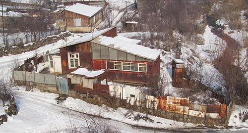 Temporary shelters in Gyumri. Photo by Tigran Petrosyan for the ‘Caucasian Knot’. Temporary shelters in Gyumri. Photo by Tigran Petrosyan for the ‘Caucasian Knot’.