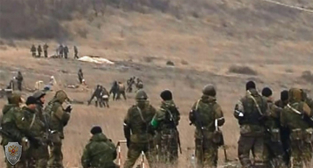 Law enforcers during CTO. Photo: http://nac.gov.ru/kontrterroristicheskie-operacii/v-dagestane-v-hode-kto-neytralizovany-dva-0.html Law enforcers during CTO. Photo: http://nac.gov.ru/kontrterroristicheskie-operacii/v-dagestane-v-hode-kto-neytralizovany-dva-0.html