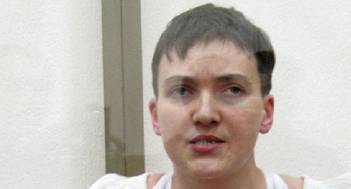 Nadezhda Savchenko in the court. Photo by Konstantin Volgin. Nadezhda Savchenko in the court. Photo by Konstantin Volgin.