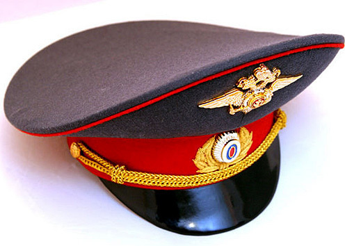 Militiaman's peaked cap. Photo by http://photos.grabli.net Militiaman's peaked cap. Photo by http://photos.grabli.net