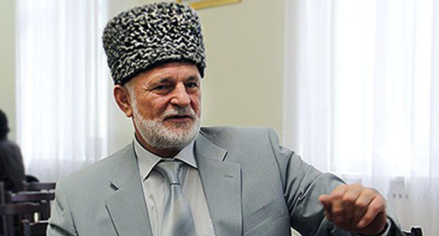 Khadjimurat Gatsalov, the Chairman of the Spiritual Administration of Muslims (SAM) of North Ossetia. Photo: the Spiritual Administration of Muslims of North Ossetia