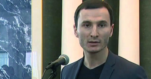 Bagaudin Khautiev, Chairman of the Council of youth organizations of Ingushetia. Screenshot of a video by the user Musa Nalghiev https://www.youtube.com/watch?v=xD7P3tYkC4E Bagaudin Khautiev, Chairman of the Council of youth organizations of Ingushetia. Screenshot of a video by the user Musa Nalghiev https://www.youtube.com/watch?v=xD7P3tYkC4E