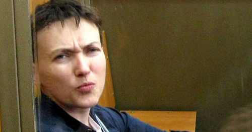 Nadezhda Savchenko in the Donetsk City Court before the pronouncement of the verdict, March 22, 2016. Photo by Konstantin Volgin for the "Caucasian Knot" Nadezhda Savchenko in the Donetsk City Court before the pronouncement of the verdict, March 22, 2016. Photo by Konstantin Volgin for the "Caucasian Knot"