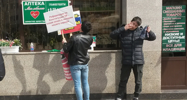 The participants of the rally in Grozny 23.03.2016. Photo by the "Caucasian Knot" correspondent The participants of the rally in Grozny 23.03.2016. Photo by the "Caucasian Knot" correspondent