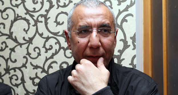 Intigam Aliev after being released. Photo by Aziz Karimov for the ‘Caucasian Knot’. Intigam Aliev after being released. Photo by Aziz Karimov for the ‘Caucasian Knot’.