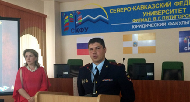 Police representatives meet with students of North-Caucasian University. Photo: http://news.1777.ru/22641-policeyskie-skfo-vstretilis-so-studentami-severo-kavkazskogo-universiteta.html Police representatives meet with students of North-Caucasian University. Photo: http://news.1777.ru/22641-policeyskie-skfo-vstretilis-so-studentami-severo-kavkazskogo-universiteta.html
