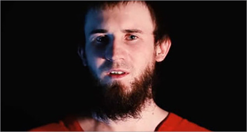 Alleged Russian spy executed by Islamic State. Screenshot of Youtube video. Alleged Russian spy executed by Islamic State. Screenshot of Youtube video.