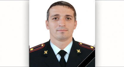 Police Major Gasan Mutalibov killed in explosion. Photo: https://05.mvd.ru/news/item/7491307 Police Major Gasan Mutalibov killed in explosion. Photo: https://05.mvd.ru/news/item/7491307