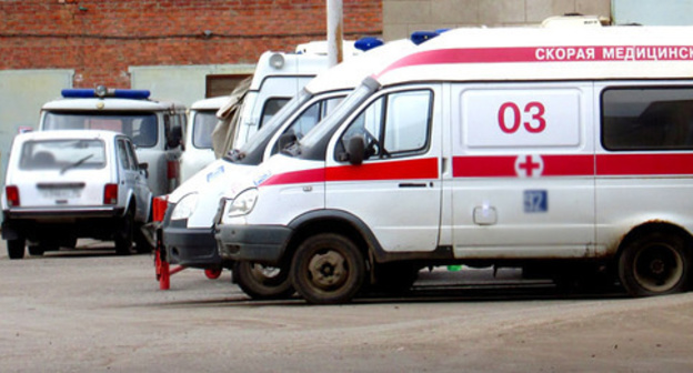 An ambulance car. Photo by Vyacheslav Yaschenko for the "Caucasian Knot" An ambulance car. Photo by Vyacheslav Yaschenko for the "Caucasian Knot"