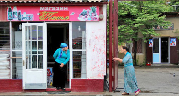 A shop in Khasavyurt. Photo by Magomed Magomedov for the "Caucasian Knot"